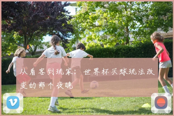 从看客到玩家：世界杯买球玩法改变的那个夜晚